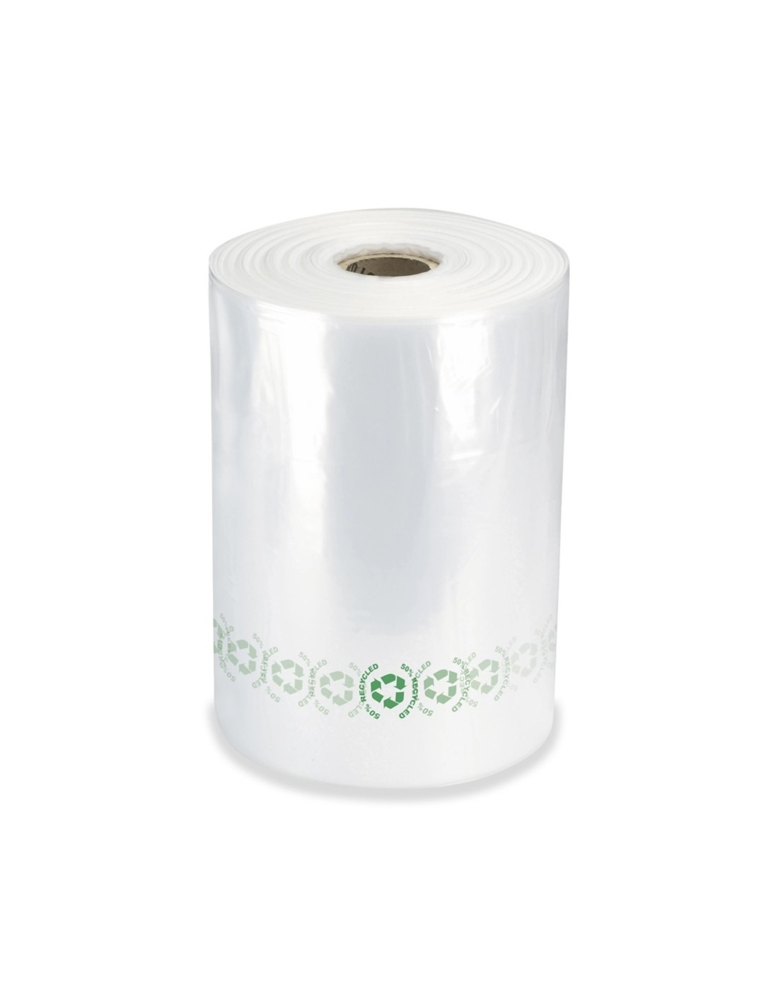 Gaine transparente en plastique recyclé 150 µ