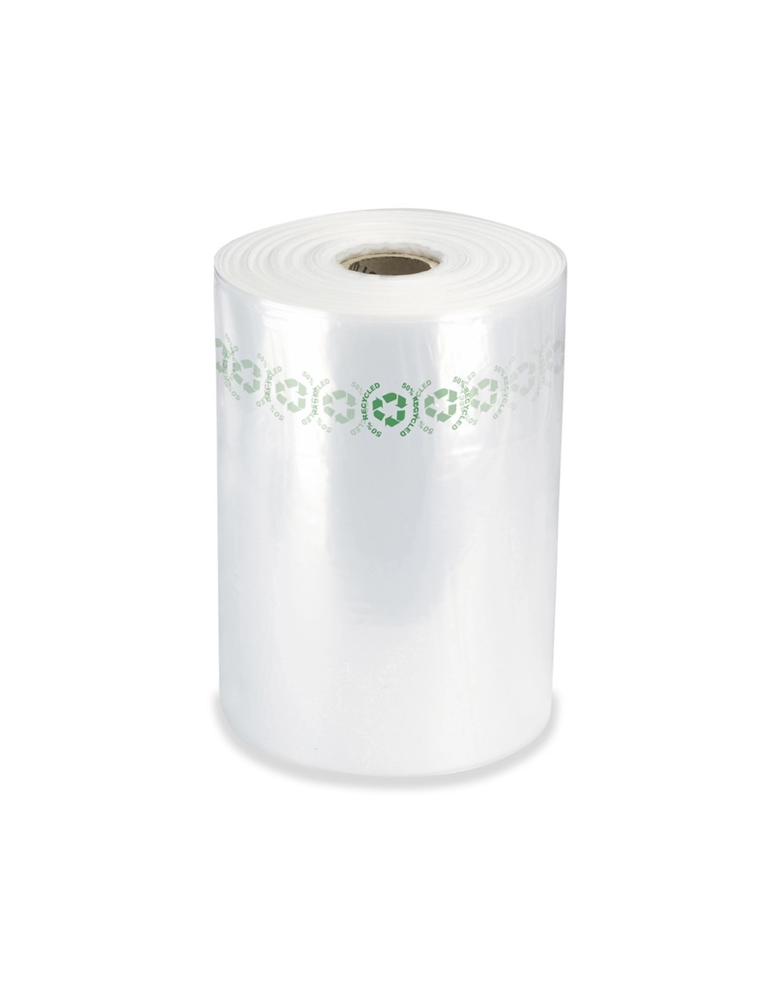 Gaine transparente en plastique recyclé 50 µ