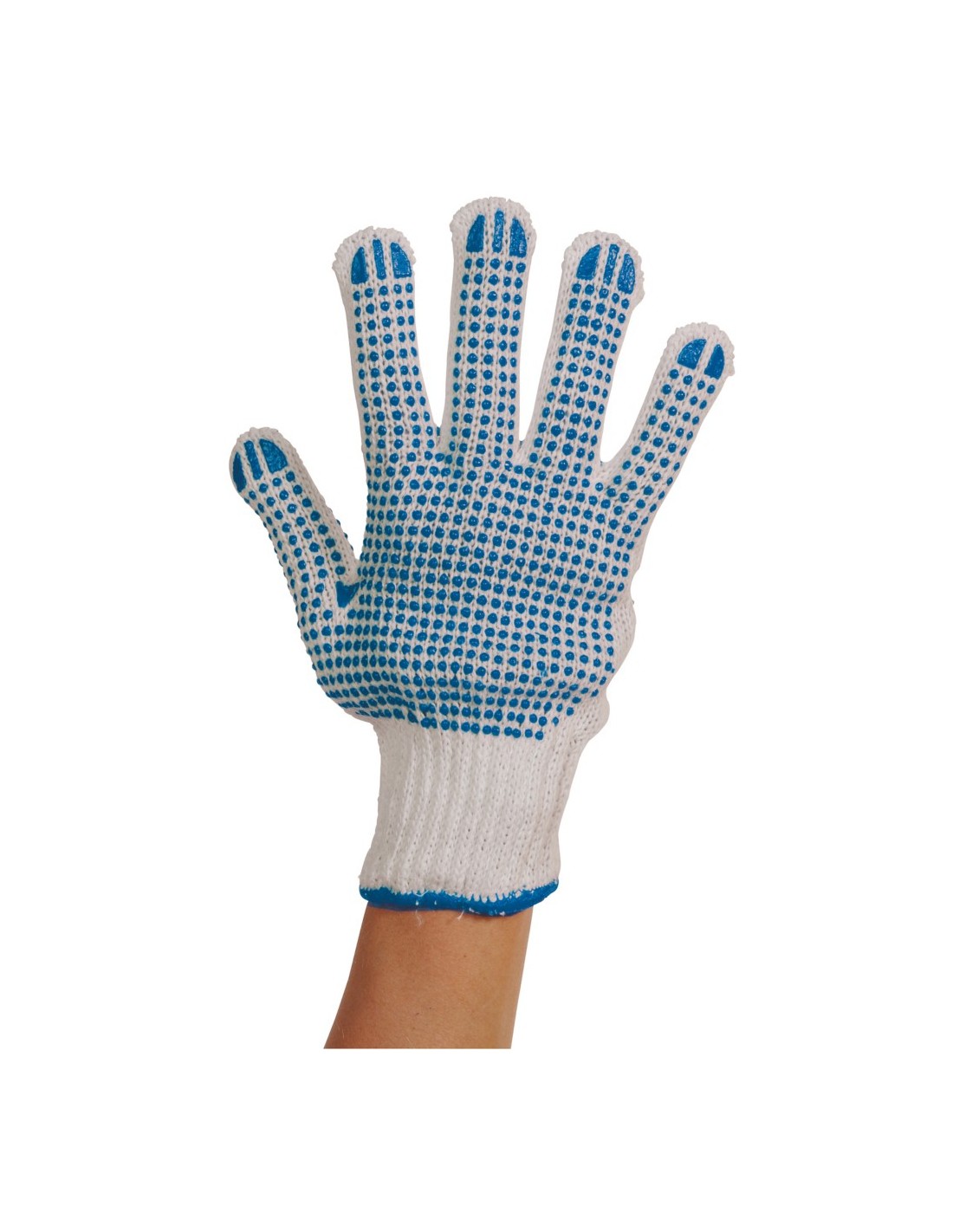 Gants tricotés à picots