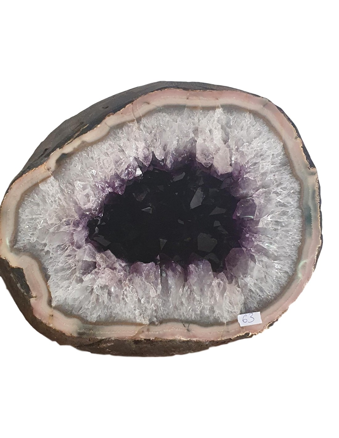 Géode en améthyste 16,500 kgs - Purifiez votre espace avec cette puissante pierre de guérison