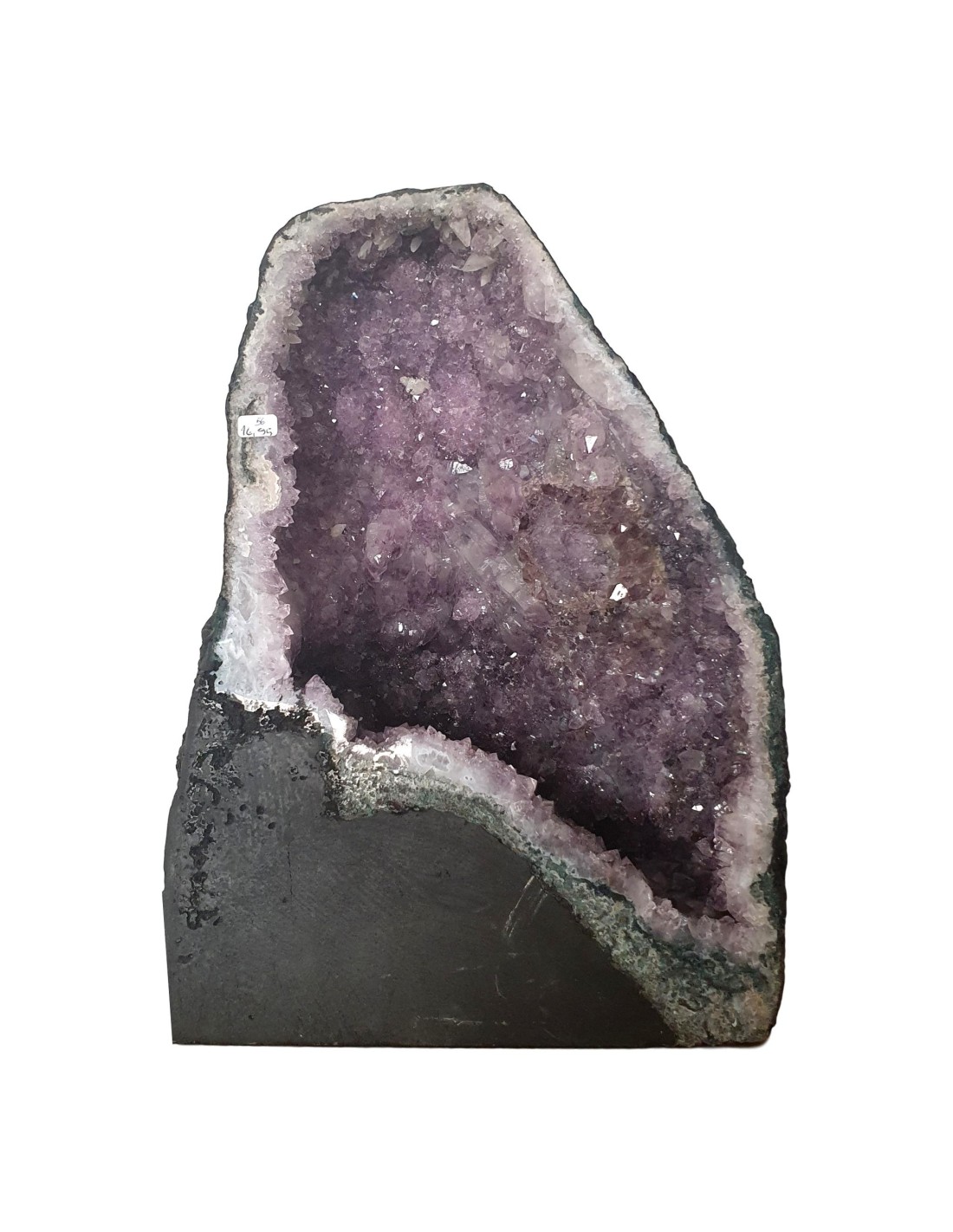 Géode en améthyste 16,900 kgs - Purifiez votre espace avec cette puissante pierre de guérison