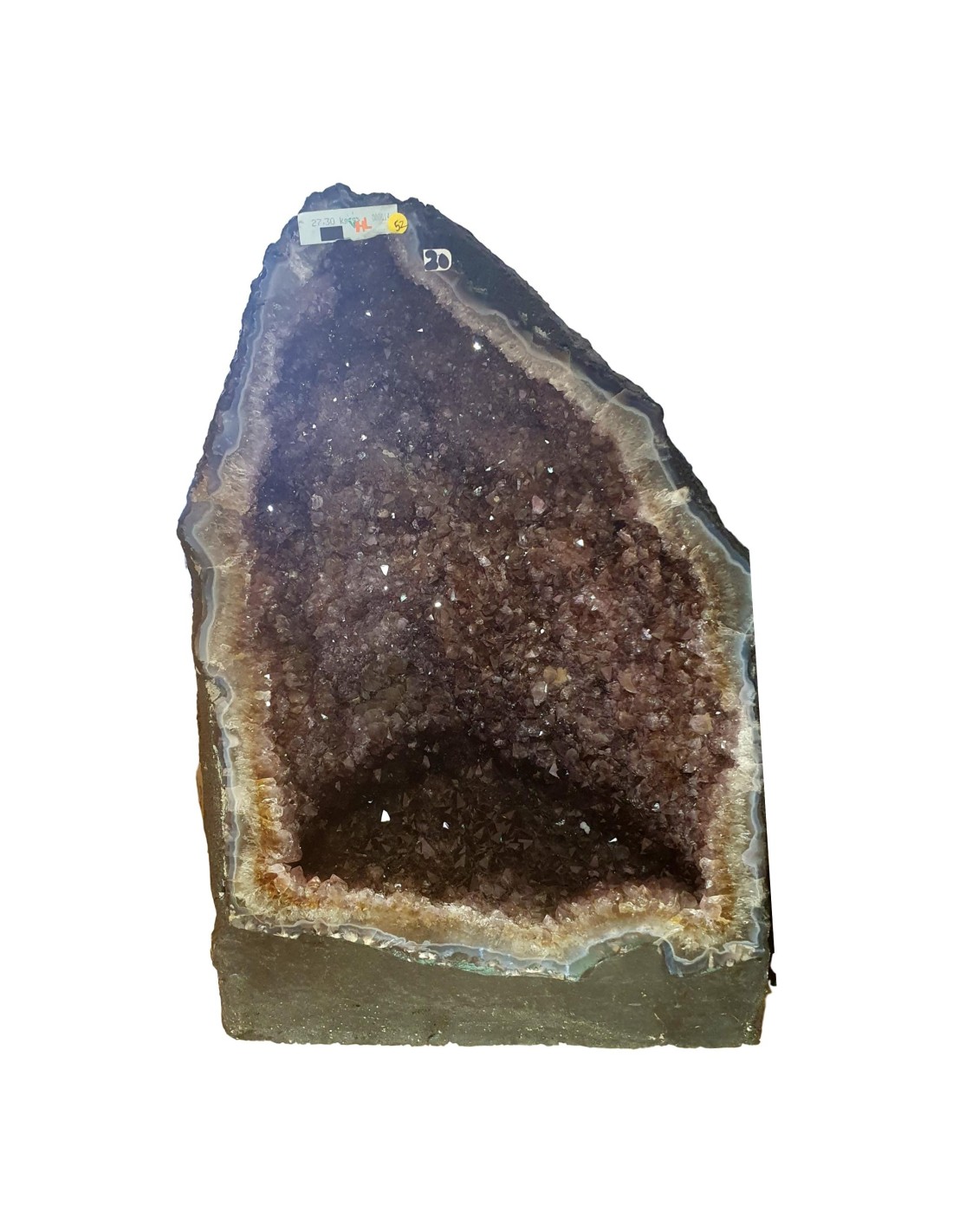 Géode en améthyste 27,300 - Purifiez votre espace avec cette magnifique pierre de guérison