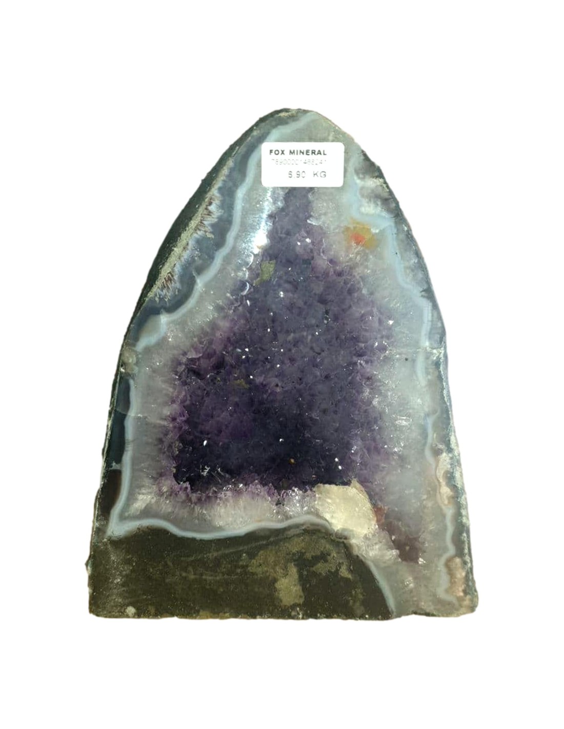 Géode en améthyste 6.90 kg - Pierre naturelle pour la méditation et la purification de l/'énergie