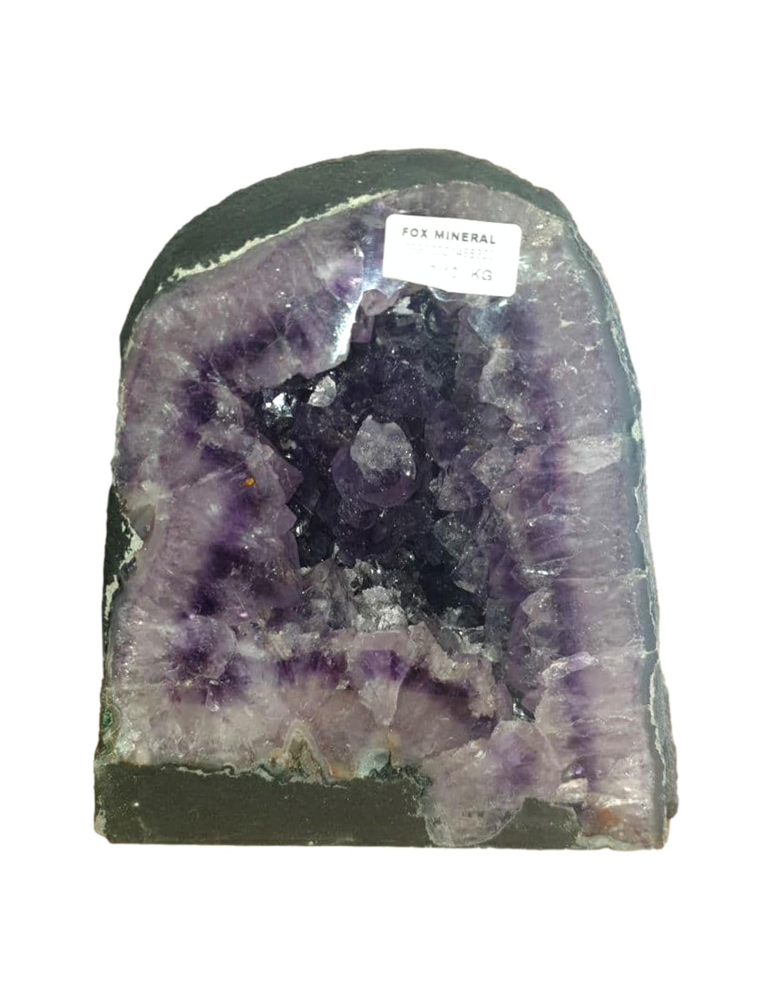 Géode en améthyste 7.10 kg - Pierre naturelle pour la méditation et la purification de l'énergie