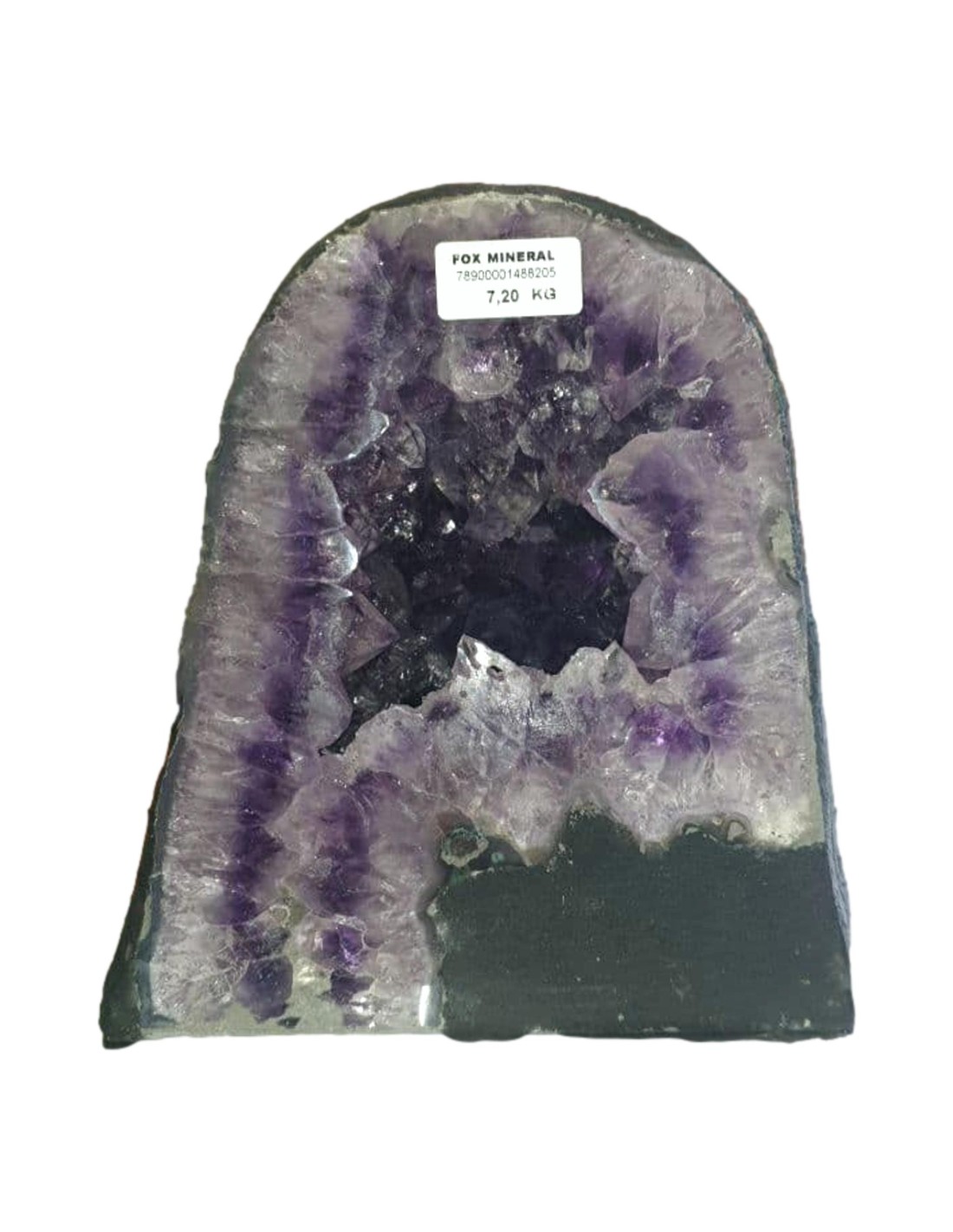 Géode en améthyste 7,20 kg - Pierre naturelle pour la méditation et la purification de l'énergie
