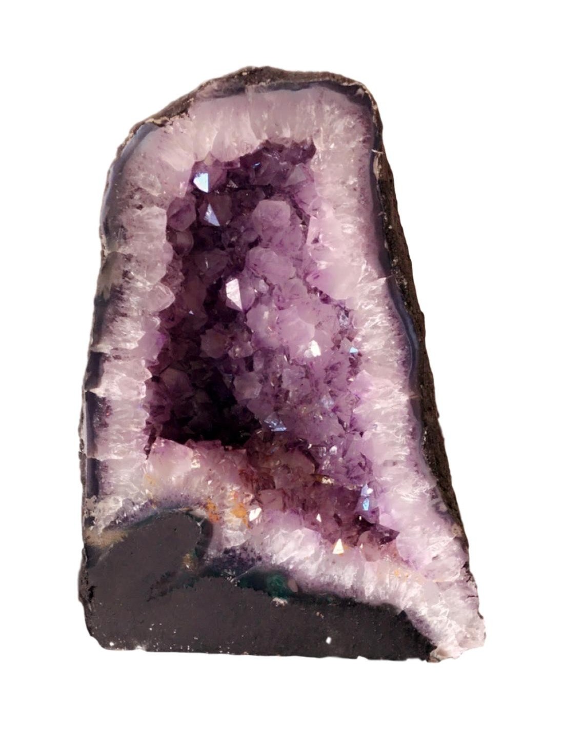 Géode en améthyste 7.80 kgs - Pierre naturelle pour la méditation et la purification de l'énergie