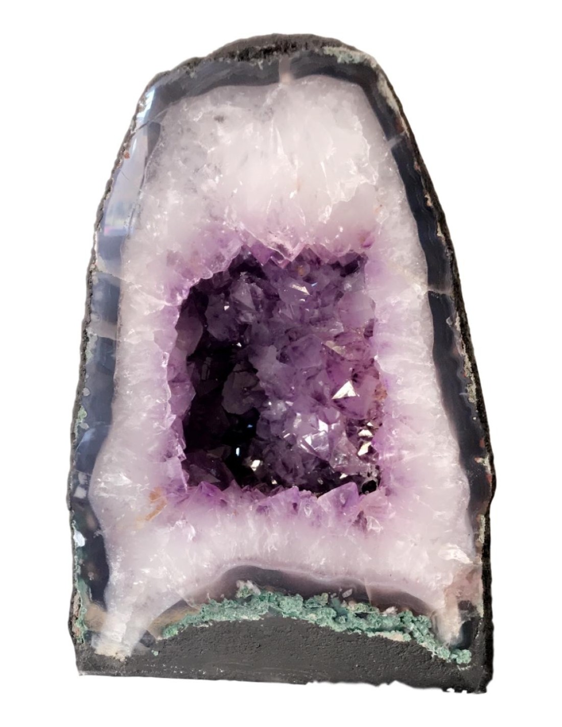 Géode en améthyste 8.80 kg - Pierre naturelle pour la méditation et la purification de l'énergie