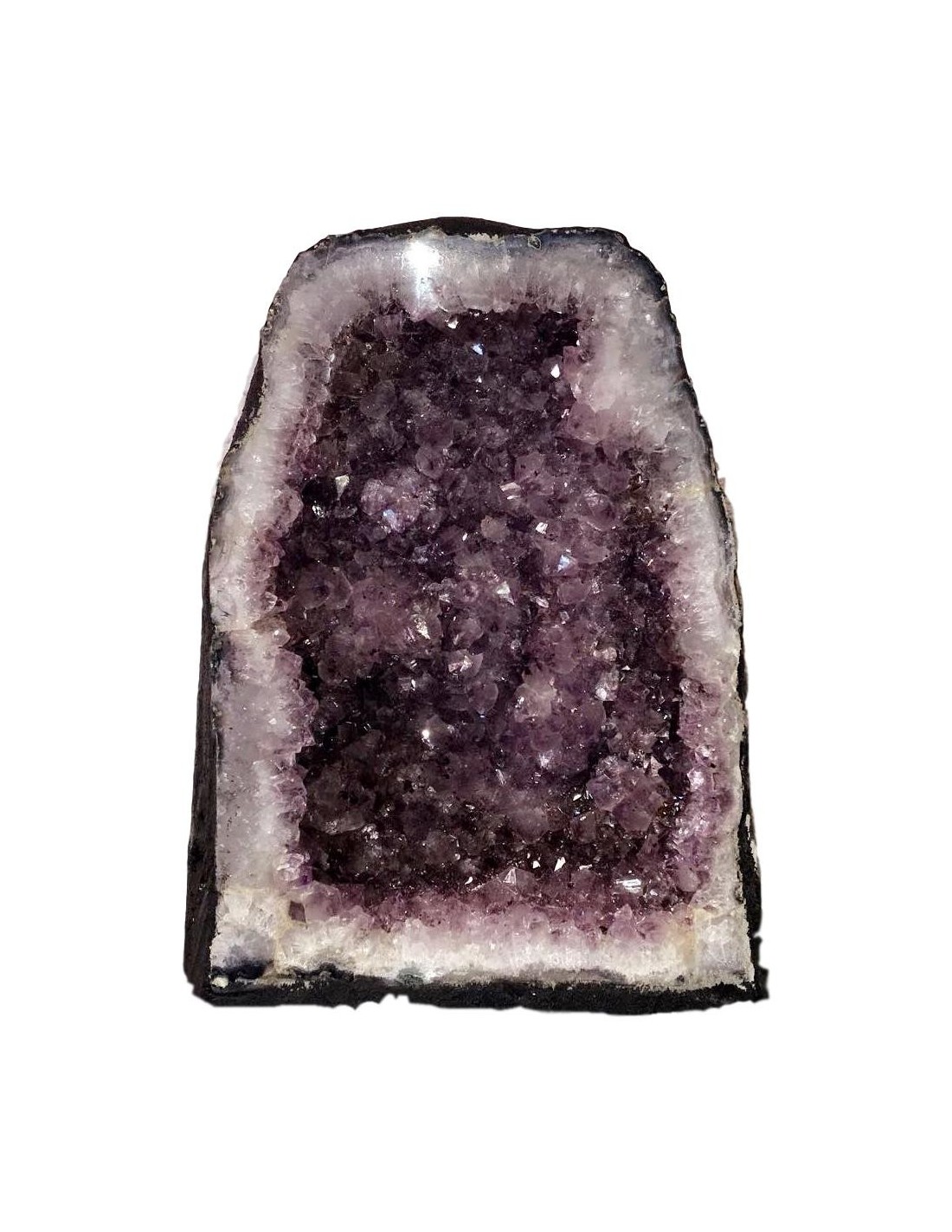 Géode en améthyste 9.90 kg - Pierre naturelle pour la méditation et la purification de l'énergie
