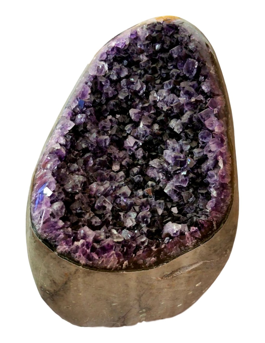 Géode en Améthyste polie Uruguay - Purifiez votre esprit et équilibrez vos énergies avec cette magnifique pierre naturelle