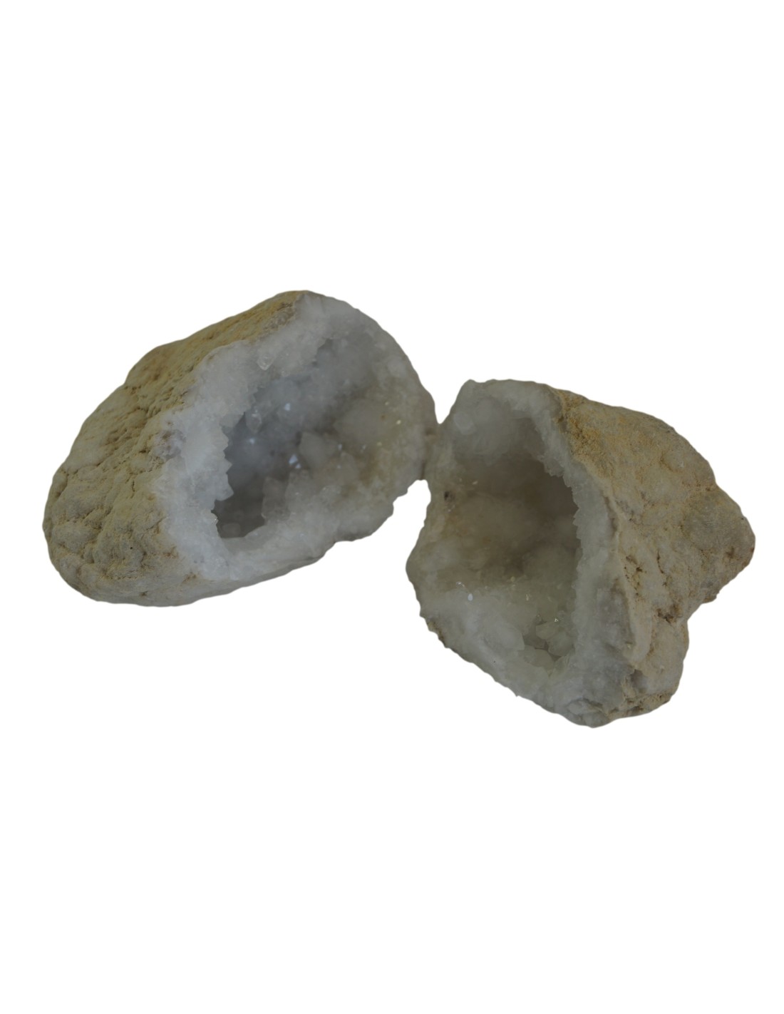 Géode en calcite grand modèle - Décoration naturelle idéale pour recharger vos minéraux