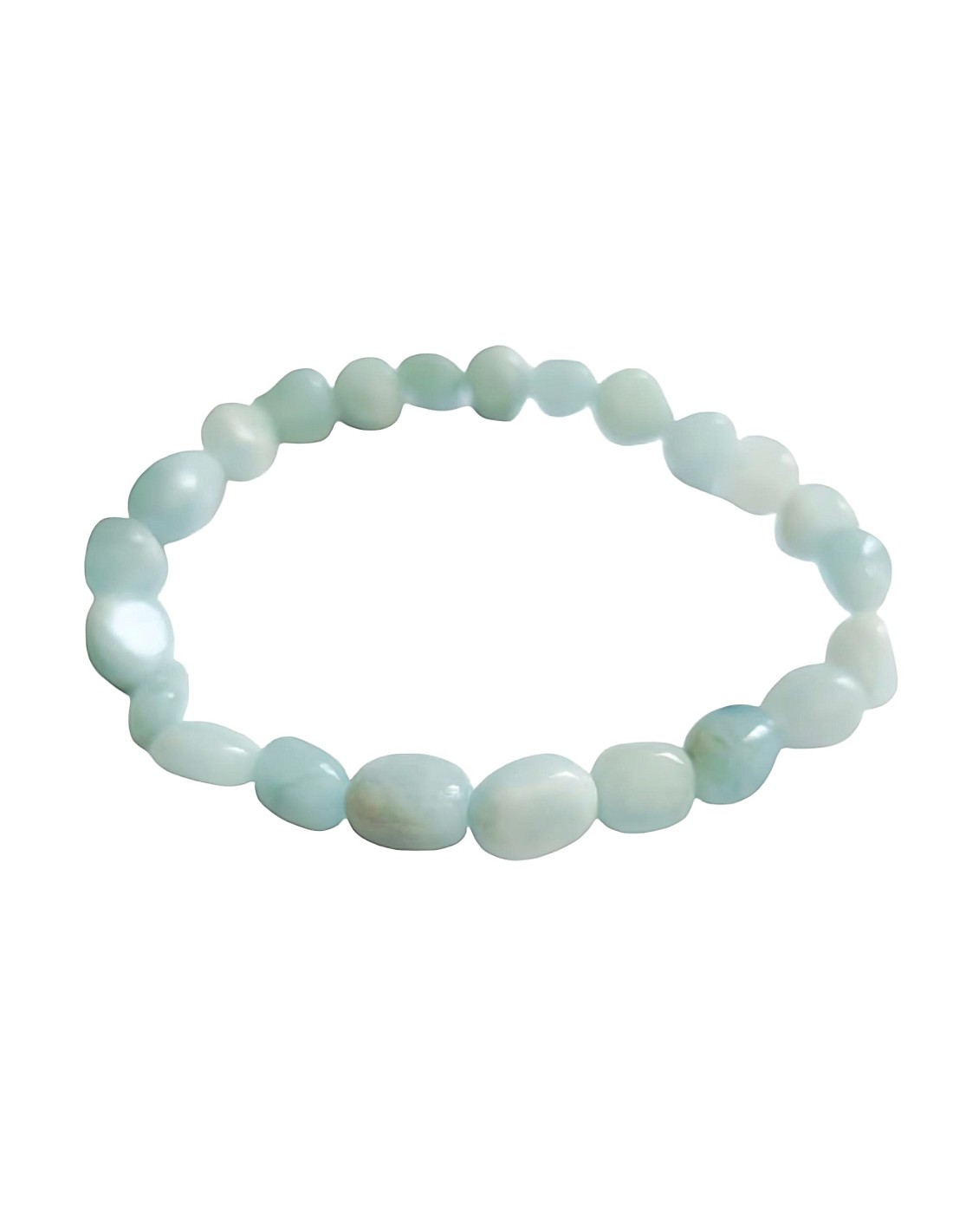 Gourmette en Aigue Marine - Élégance et Sérénité pour votre poignet