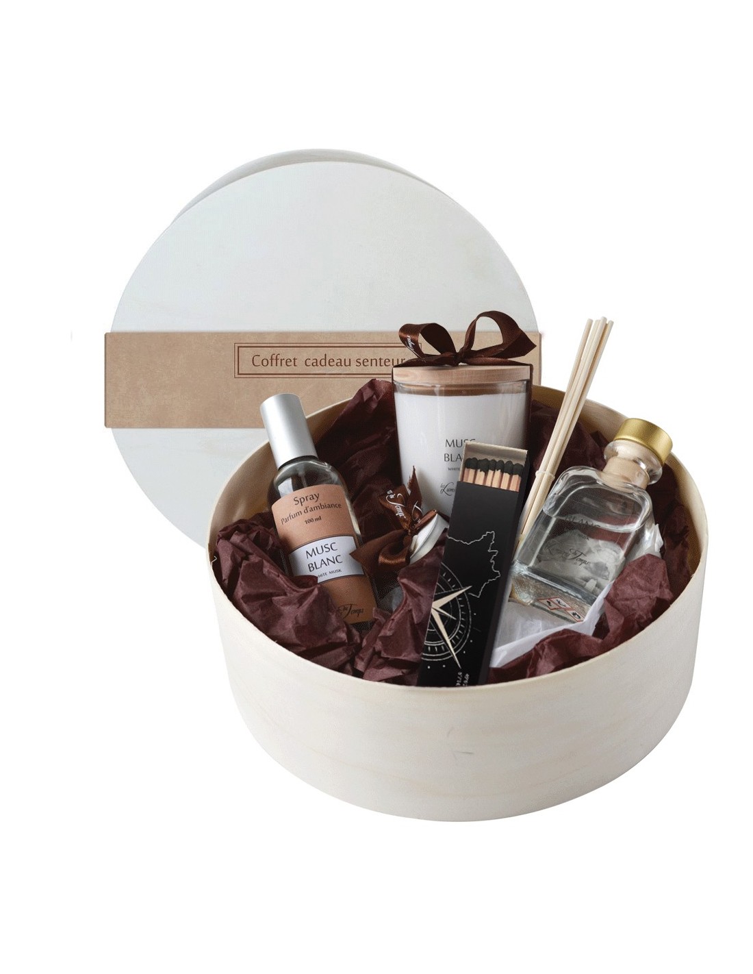 Grand Coffret Rond Fleur de Cerisier