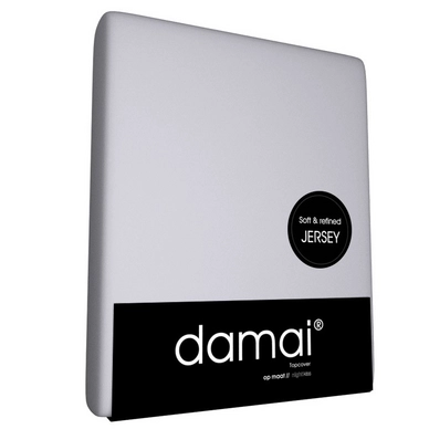 Drap-housse Surmatelas Damai 8 cm Gris Clair (Jersey)