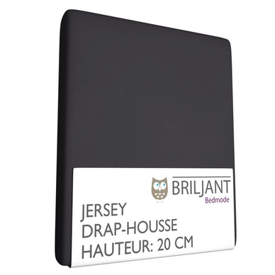 Drap-Housse Briljant Enfant Anthracite (Jersey)