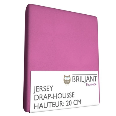 Drap-Housse Briljant Enfant Fuchsia (Jersey)