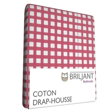 Drap-housse Briljant Enfant Gabriel Fuchsia (Coton)