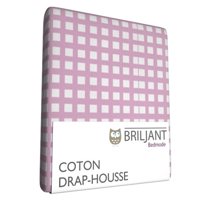 Drap-housse Briljant Enfant Gabriel Rose (Coton)