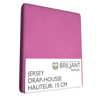 Drap-Housse Briljant Berceau Fuchsia (Jersey)