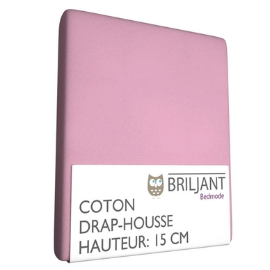 Drap-Housse Briljant Berceau Rose Ple (Coton)