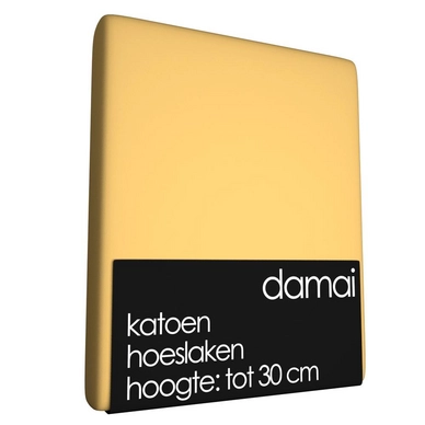 Drap-housse Damai Jaune Maïs Coton