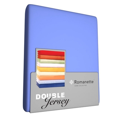 Drap housse Romanette Lavande (Double Jersey)