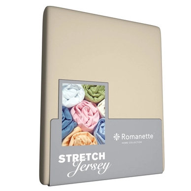 Drap-housse Romanette Camel (Jersey)
