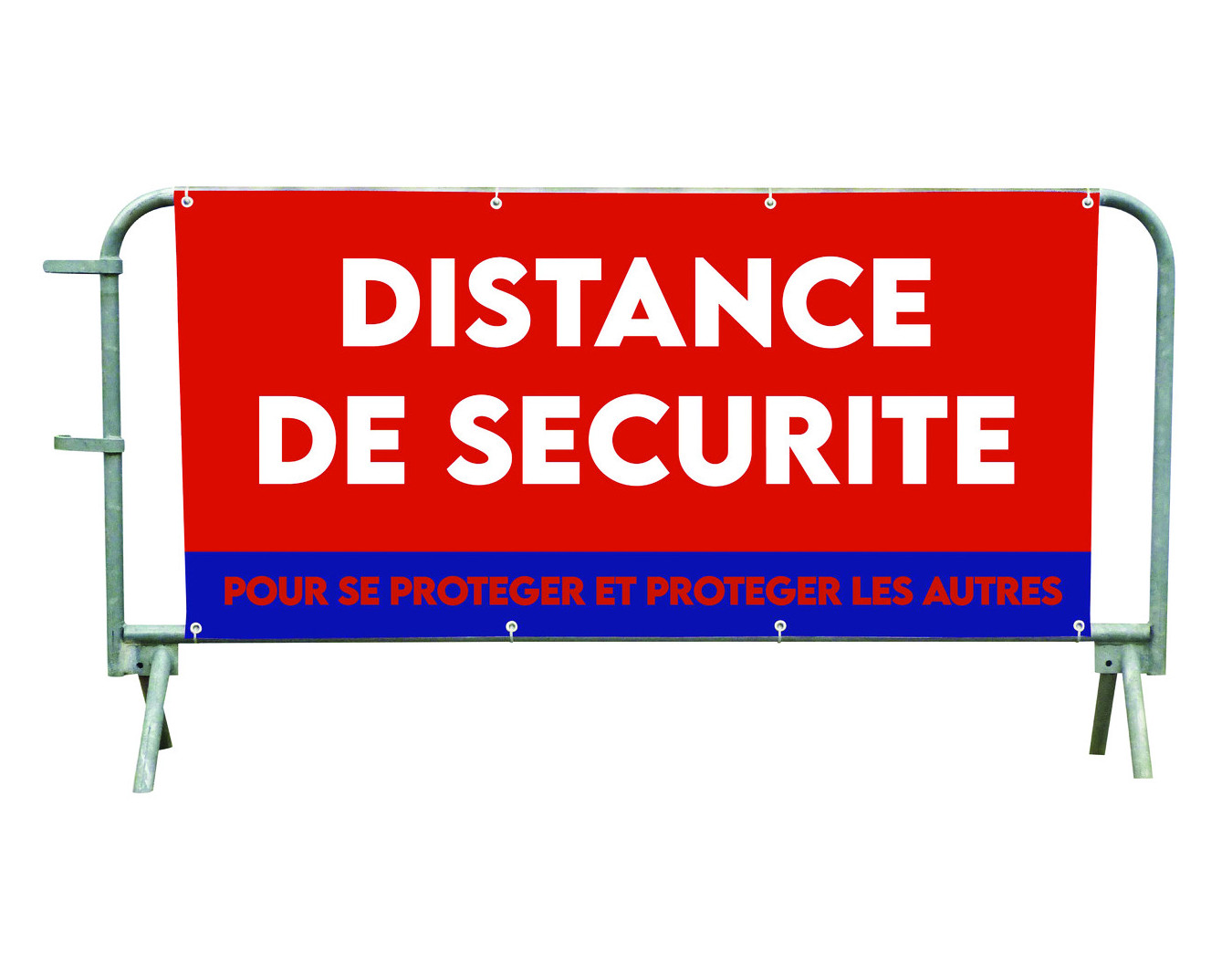 Housse pour barrière de sécurité 14 barreaux Covid