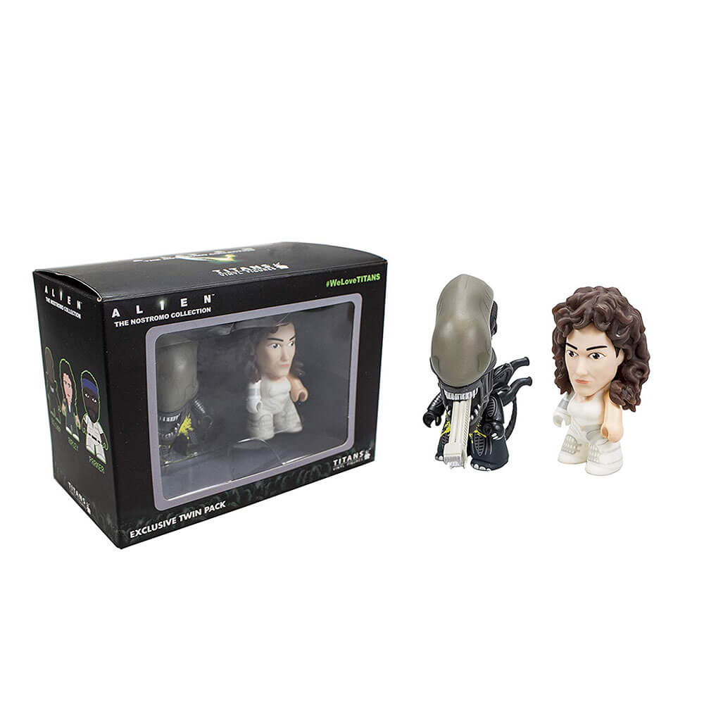 Titans Alien Ripley & Xénomorphes Spatchers 3 "Figure 2 Pk