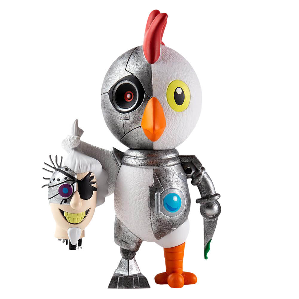 Poulet du robot de natation adulte Figure moyenne