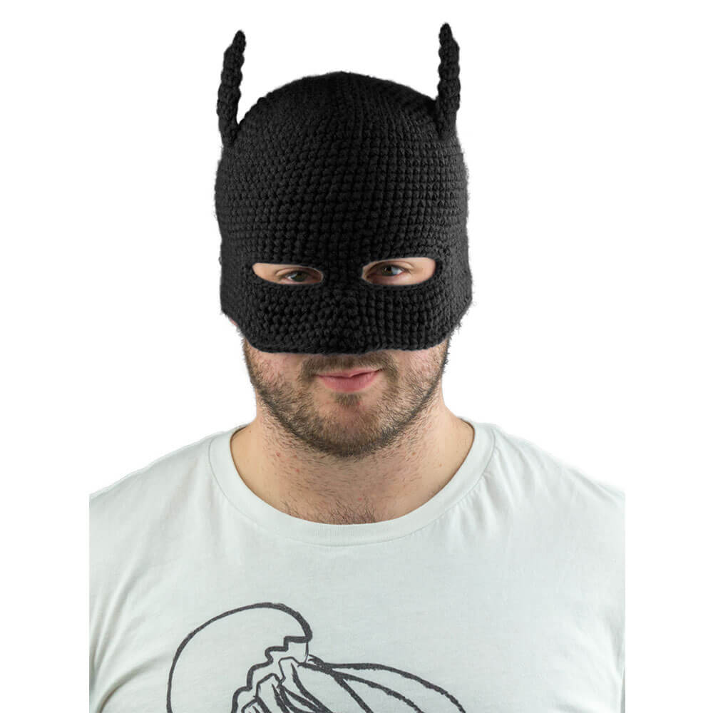 Batman Cowl Knit Beanie (noir)