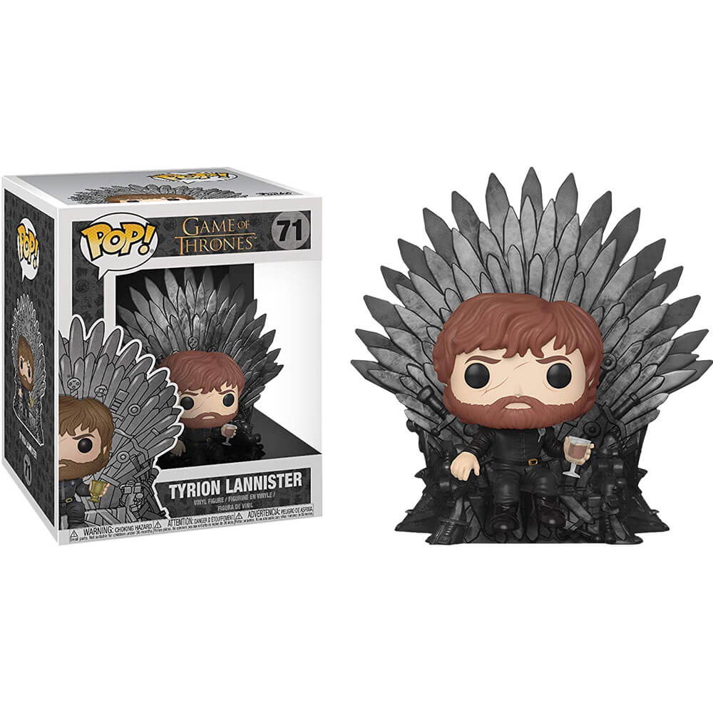 Game of Thrones Tyrion sur Iron Throne Pop! De luxe