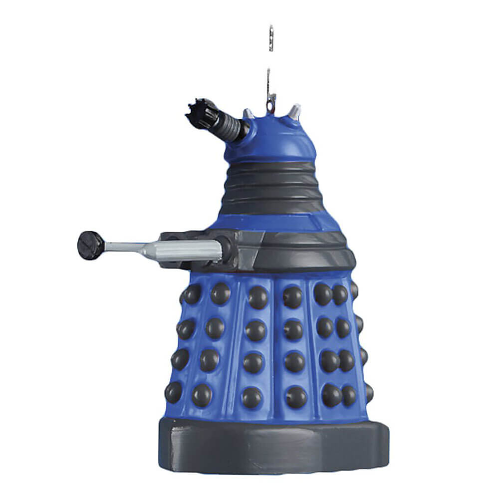 Doctor Who 2,5 "Dalek (bleu) Blow Moule Ornement de Noël