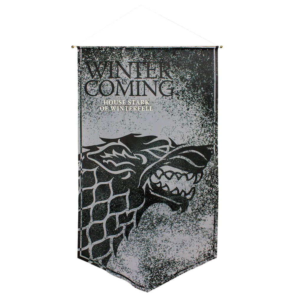 Game of Thrones Stark de Winterfell Satin Banner