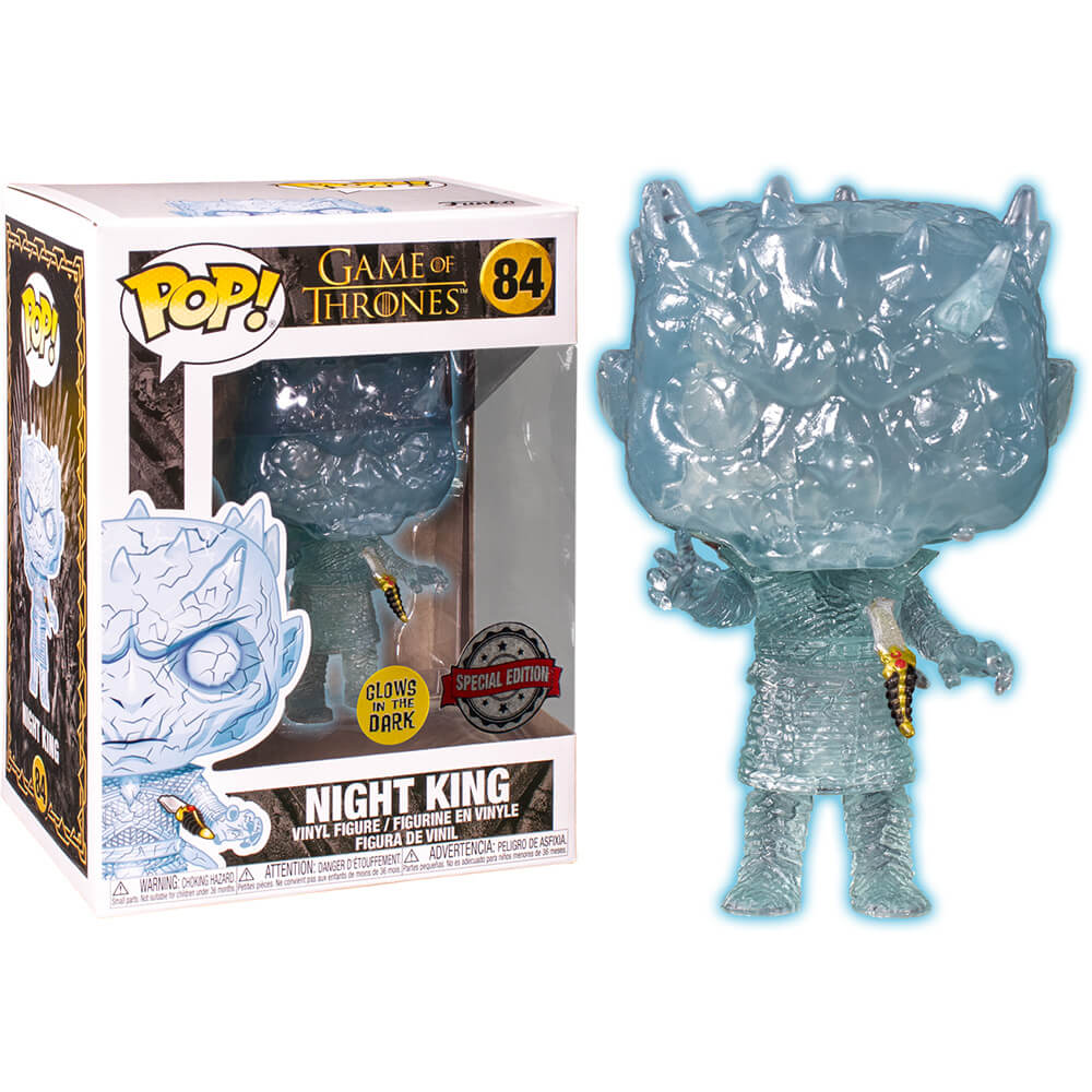 Game of Thrones Crystal Night King avec Dagger Glow Us Ex Pop!