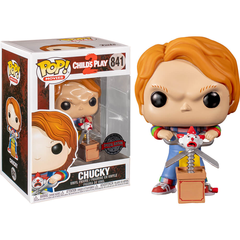 Child's Play 2 Chucky avec Buddy & Scissors Us Excl Pop!
