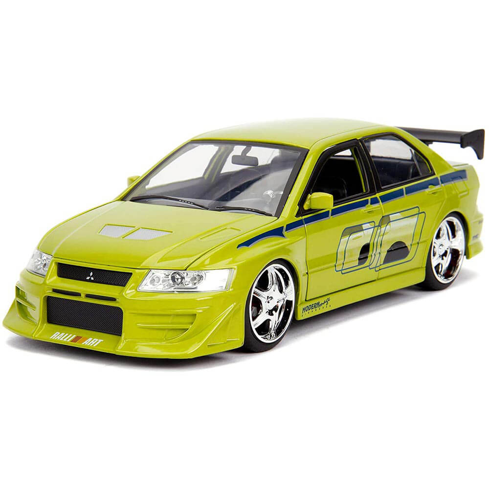 F&F Brian's 2002 Lancer Evolution VII 1:24 Échelle Hollywood