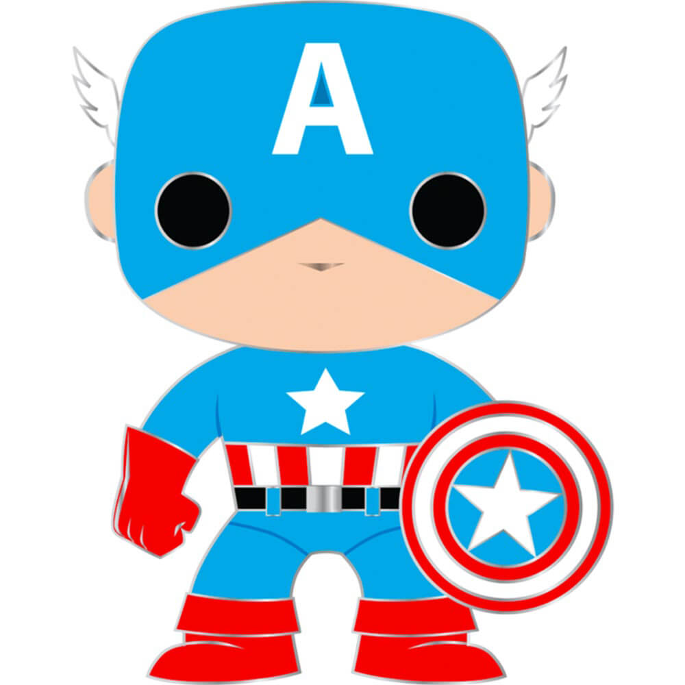 Captain America 4 "POP! PIN ENAMEL