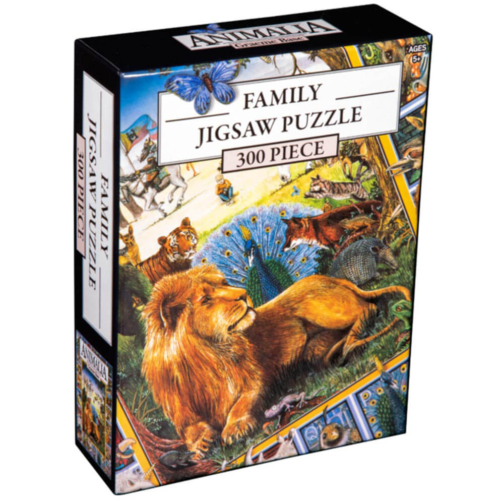 Animalia Book Cover 300 Piece Family Puzzle Jigsaw