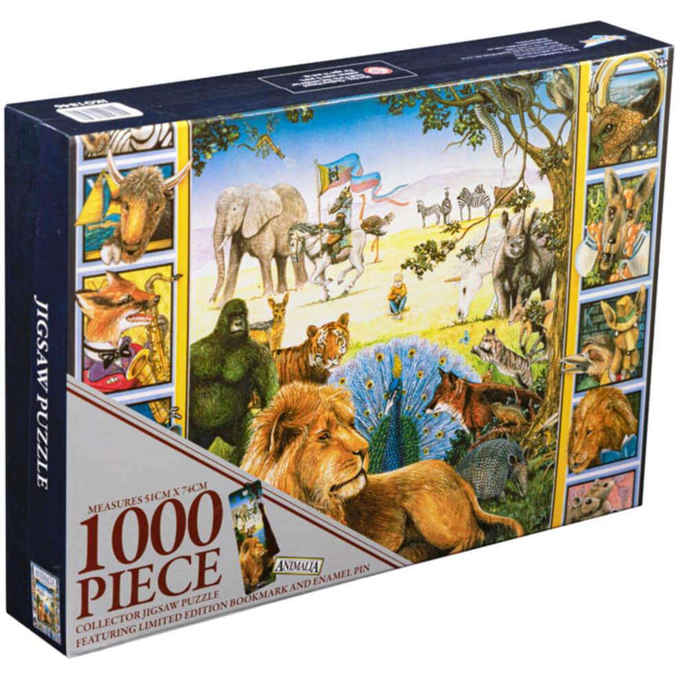 Animalia Book Cover 1000 Piece Collector Puzzle