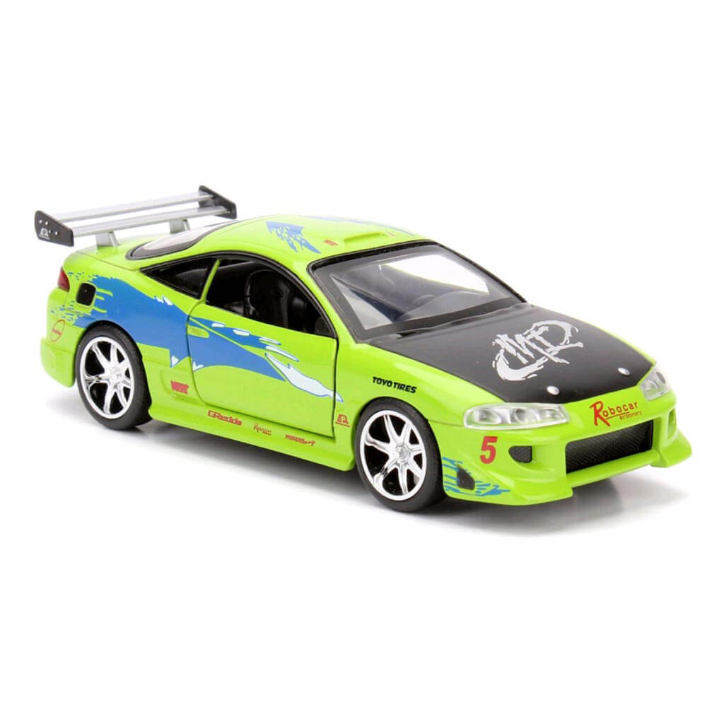 F&F '95 Mitsubishi Eclipse 1:32 Échelle Hollywood Ride