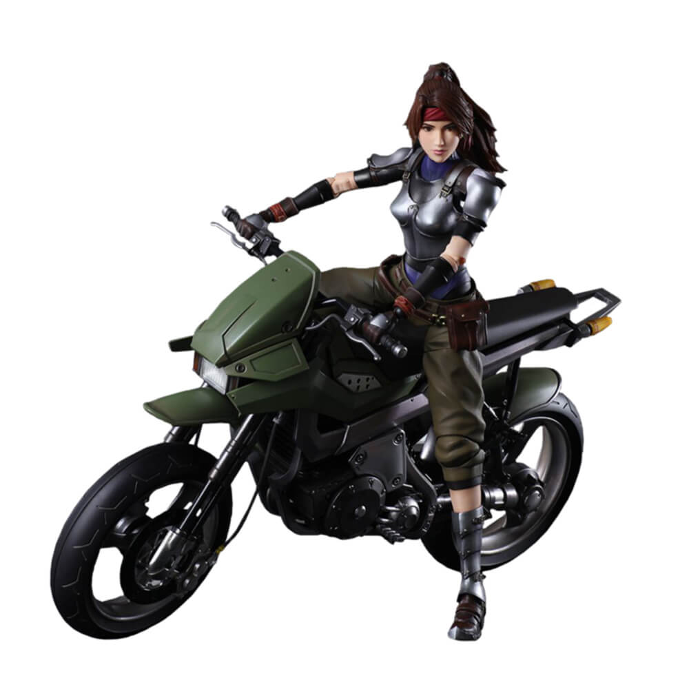 FFVII Jessie & Motorcycle Play Arts Action Figure d'action