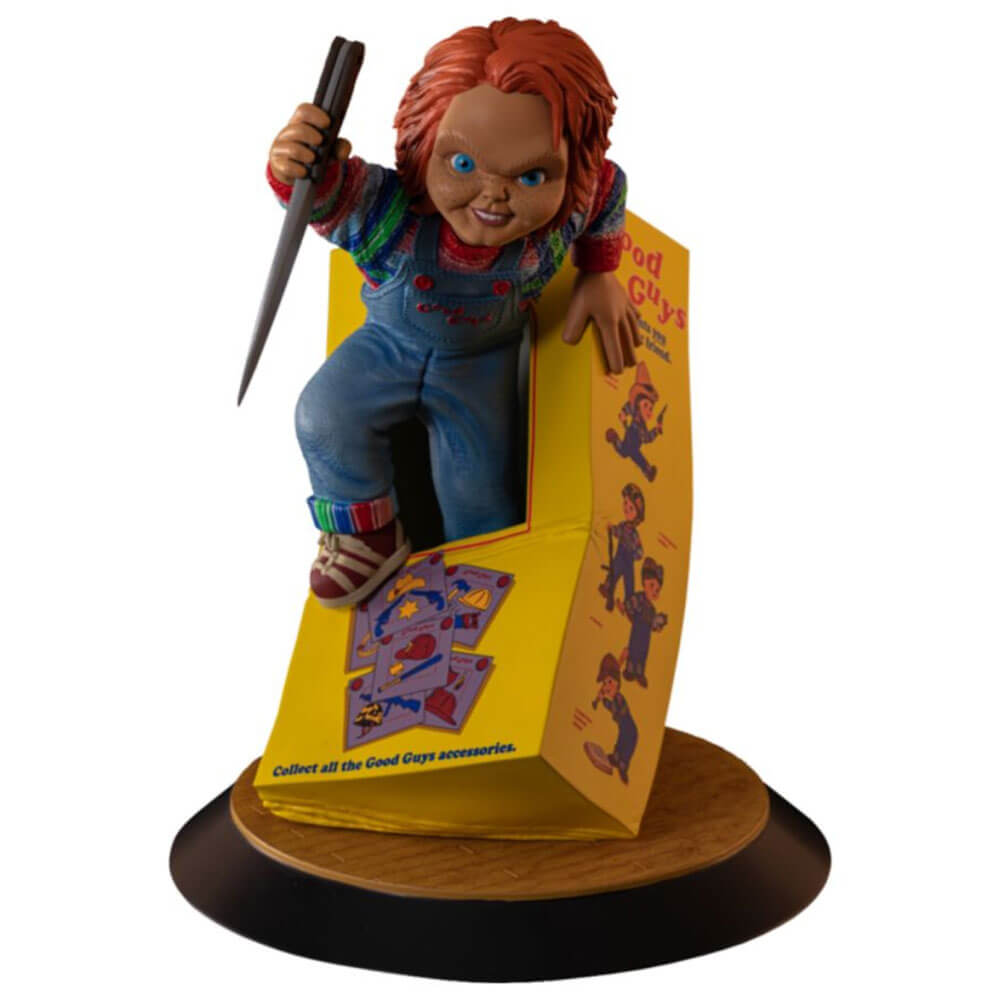 Le jeu de l'enfant Chucky se libérant de la statue de la boîte PVC
