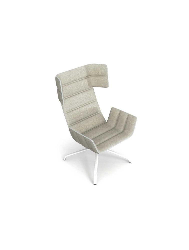 ILDO| lounge dos haut avec têtière et accoudoirs | Sokoa