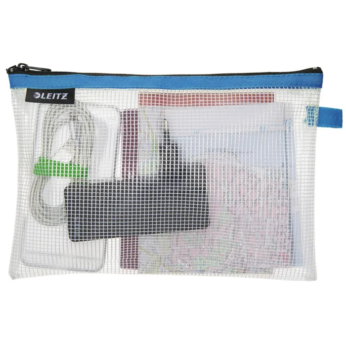 Pochette imperméable - Taille M - Transparent / Bleu LEITZ WOW Traveller