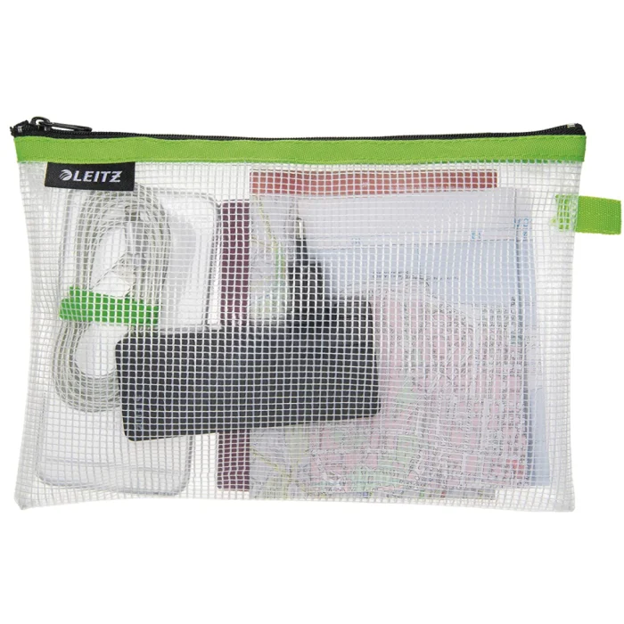 Pochette imperméable - Taille M - Transparent / Vert LEITZ WOW Traveller