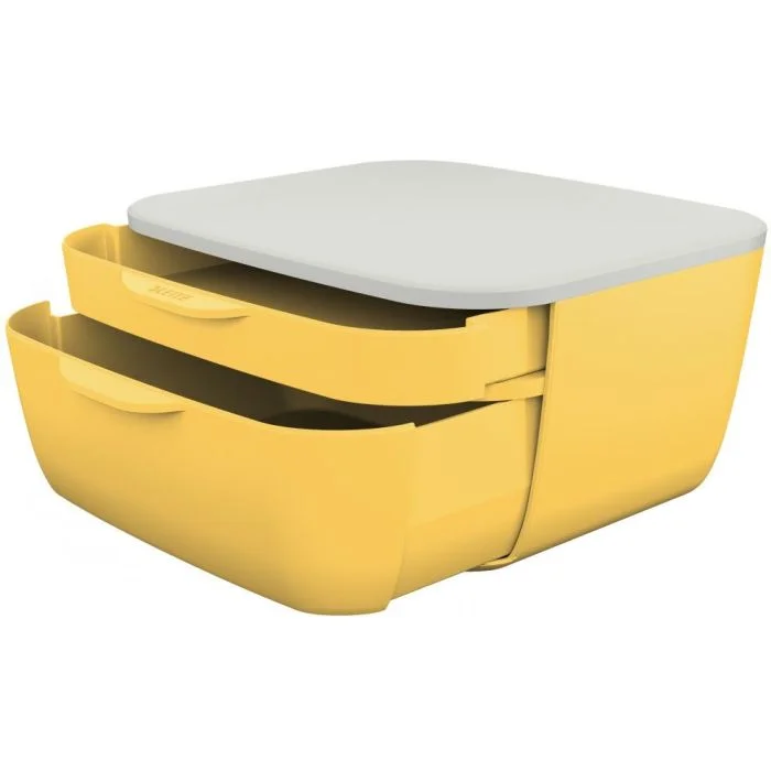 Bloc de classement - 2 Tiroirs - Jaune LEITZ My Box Cosy