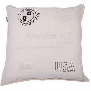 Coussin Décoratif In The Mood Howelsen Velours Ecru (50 x 50 cm)
