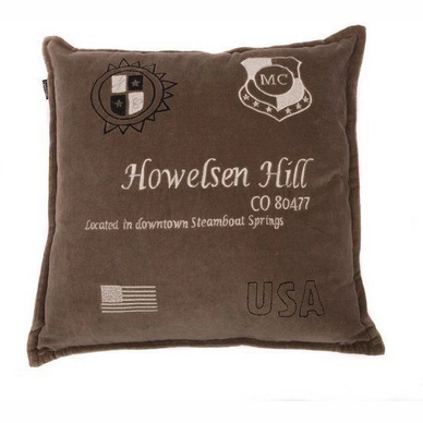 Coussin Décoratif In The Mood Howelsen Velours Taupe (50 x 50 cm)