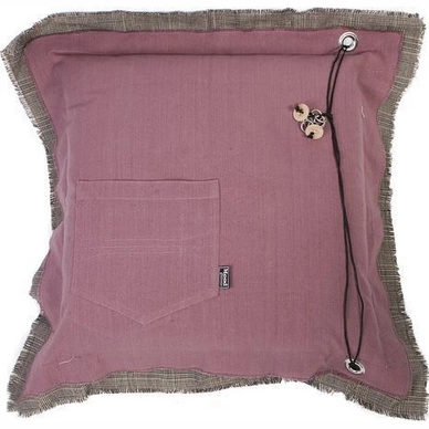 Coussin Décoratif In The Mood Kingston Rose Vieilli (50 x 50 cm)