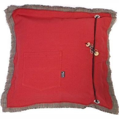 Coussin Décoratif In The Mood Kingston Rouge (50 x 50 cm)